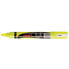 Marqueur craie Uni-Ball ogive 1,8-2,5mm fluo jaune