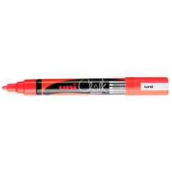 Krijtstift Uni-ball chalk rond 1.8-2.5mm fluor oranje