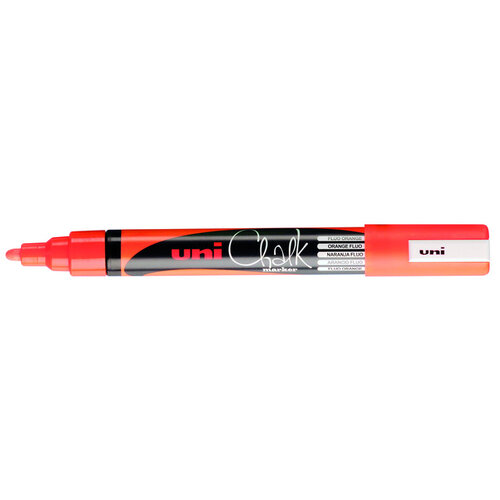 Uni-ball Marqueur craie Uni-ball Chalk ogive 1,8-2,5mm orange fluo