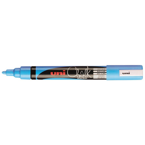 Uni-ball Marqueur craie Uni-ball Chalk ogive 1,8-2,5mm bleu clair