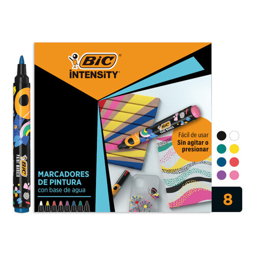 Bic Marqueur peinture BIC Intensity assorti 8 pièces