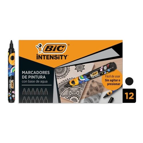 Bic Paintmarker Bic Intensity zwart