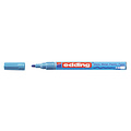 edding Viltstift edding 751 lakmarker rond 1-2mm metallic blauw