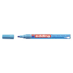 Feutre peinture edding 751 ogive 1-2mm bleu métallisé