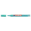 edding Viltstift edding 751 lakmarker rond 1-2mm metallic groen