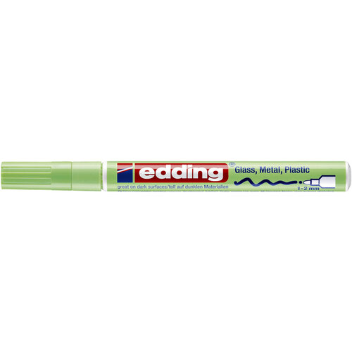edding Marqueur peinture edding 751 ogive 1-2mm vert pastel