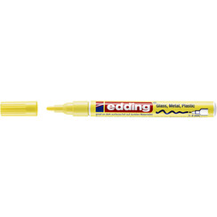 Viltstift edding 751 lakmarker rond 1-2mm pastel geel