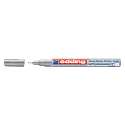 Viltstift Edding 780 lakmarker rond 0.8mm zilver