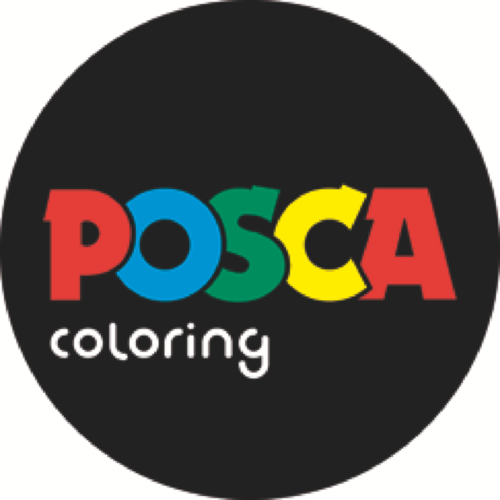 Posca Marqueur peinture Posca PC5M Medium assorti set 4 pièces