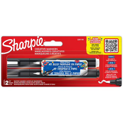 Sharpie Viltstift Sharpie Creatieve marker assorti blister à 2 stuks