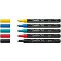 Stabilo Acrylmarker STABILO  Free Acrylic T100 Royal assorti 5 stuks