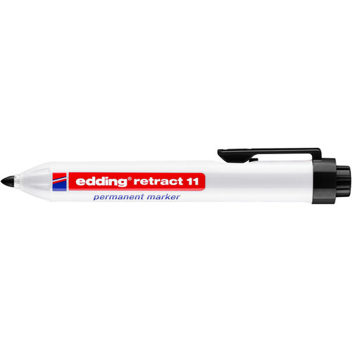 edding Viltstift edding 11 rond drukknop rond 1.5-3mmzwart
