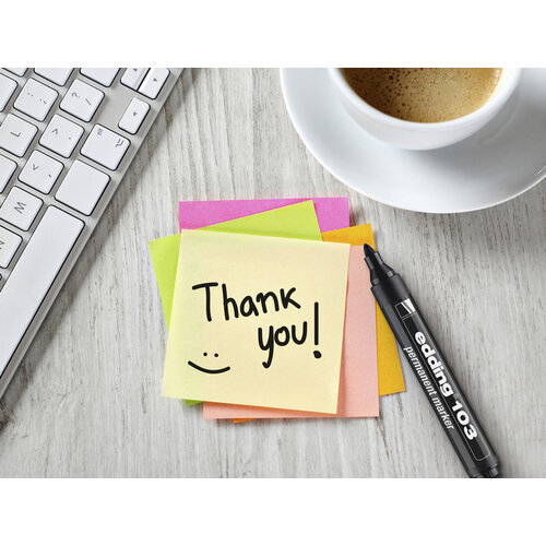 edding Feutre edding 103 ogive Medium noir