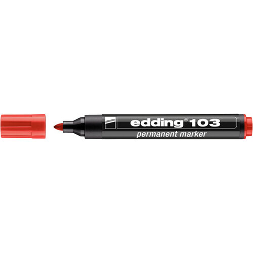 edding Feutre edding 103 ogive Medium rouge
