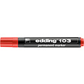 edding Viltstift edding 103 rond medium rood