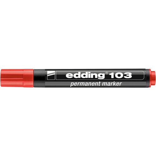 edding Feutre edding 103 ogive Medium rouge