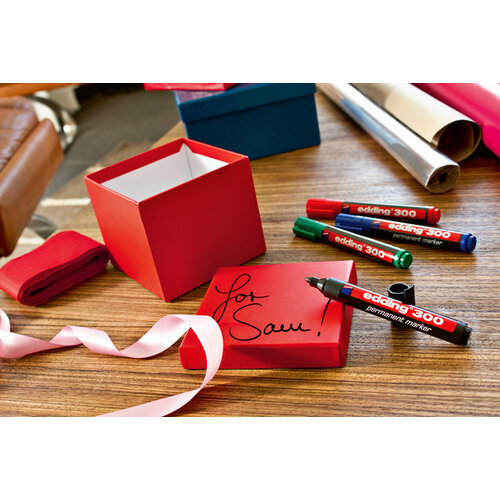 edding Marqueur edding 300 ogive 1,5-3mm rouge