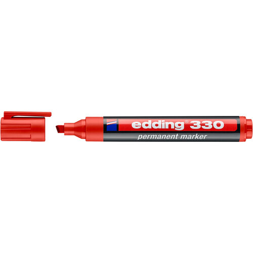 edding Marqueur edding 330 biseau 1,5-5mm rouge