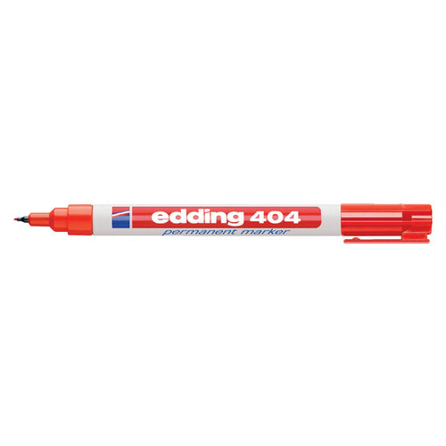 edding Viltstift edding 404 rond 0.75mm rood