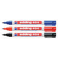 edding Feutre edding 404 pointe ogive 0,75mm rouge