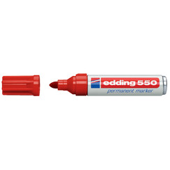 Viltstift edding 550 rond 3-4mm rood