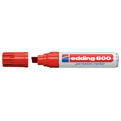 edding Viltstift edding 800 schuin 4-12mm rood