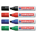 edding Viltstift edding 800 schuin 4-12mm rood