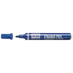 Marqueur Pentel N50 ogive 1,5-3mm bleu