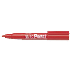 Marqueur Pentel NN50 ogive 1,3-3mm rouge