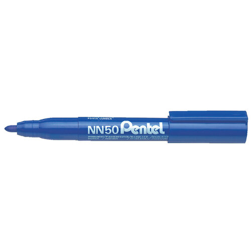Pentel Viltstift Pentel NN50 rond 1.3-3mm blauw