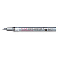 Pentel viltstift Pentel MSP10 rond 1.5mm zilver