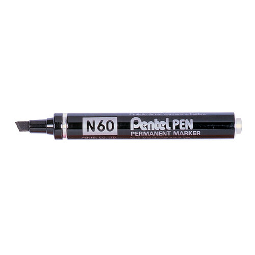 Pentel Marqueur Pentel N60 biseau 1,2-6mm noir