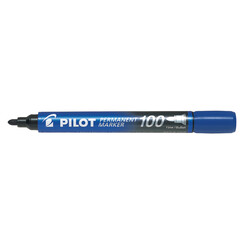 Viltstift PILOT 100 rond fijn blauw