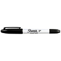 Sharpie Viltstift Sharpie rond Twin tip ultra fijn & fijn zwart blister à 2 stuks