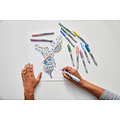 Sharpie Feutre Sharpie Mustic Gems ogive Fin assorti blister 12 pièces