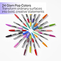 Sharpie Feutre Sharpie Glam Pop Fin assorti blister 12 pièces