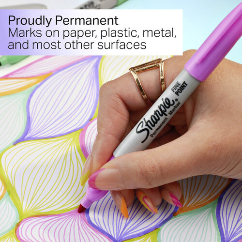 Sharpie Viltstift Sharpie Glampop fijn assorti blister à 12 stuks