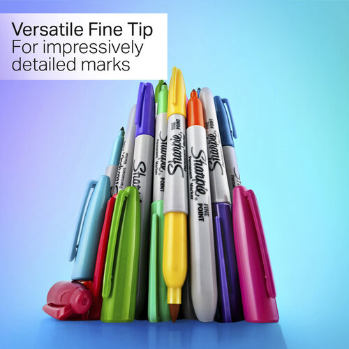 Sharpie Viltstift Sharpie Glampop fijn assorti blister à 5 stuks