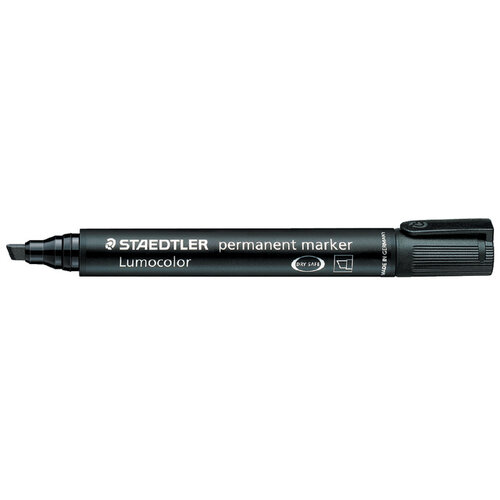 Staedtler Viltstift Staedtler Lumocolor 350 permanent schuin zwart
