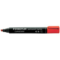 Staedtler Viltstift Staedtler Lumocolor 350 permanent schuin rood