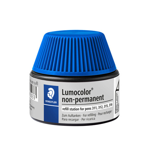 Staedtler Station de recharge STAEDTLER Lumocolor non-permanent 15ml bleu