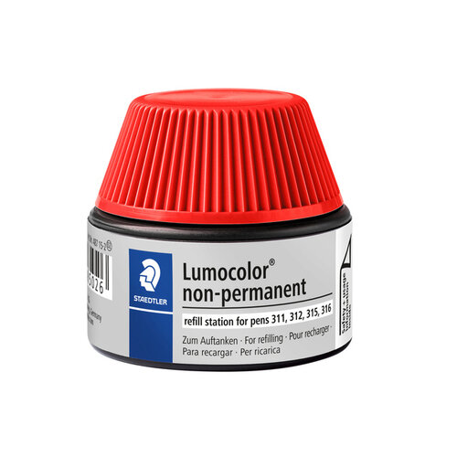 Staedtler Station de recharge STAEDTLER Lumocolor non-permanent 15ml rouge