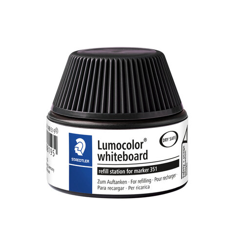 Staedtler Viltstiftvulling Staedtler Lumocolor whiteboard 30ml zwart