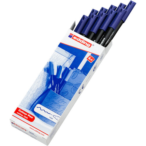 edding Fineliner edding 1200 003 fijn blauw