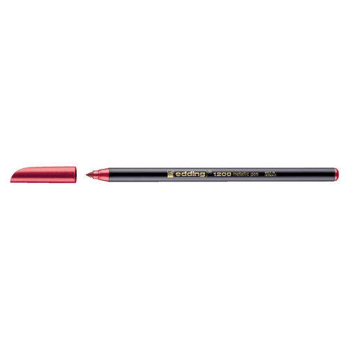 edding Fineliner edding 1200 072 fijn metallic rood