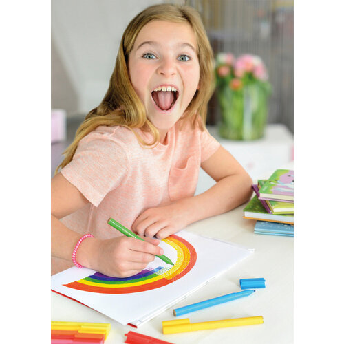 Faber-Castell Feutre couleur Faber Castell Connector assorti malette cadeau 80 pièces