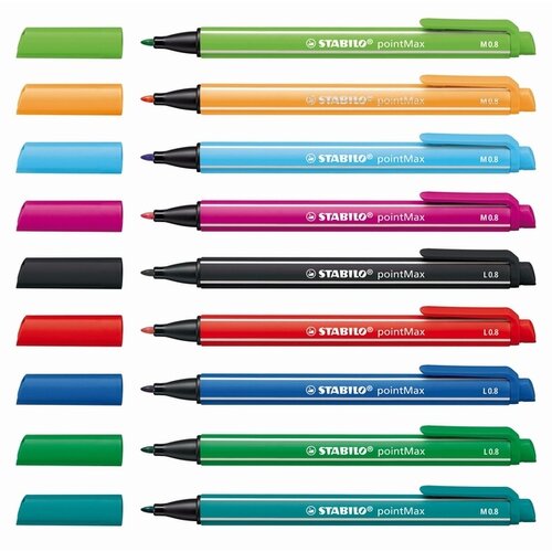 Stabilo Feutre STABILO pointMax 488/46 noir