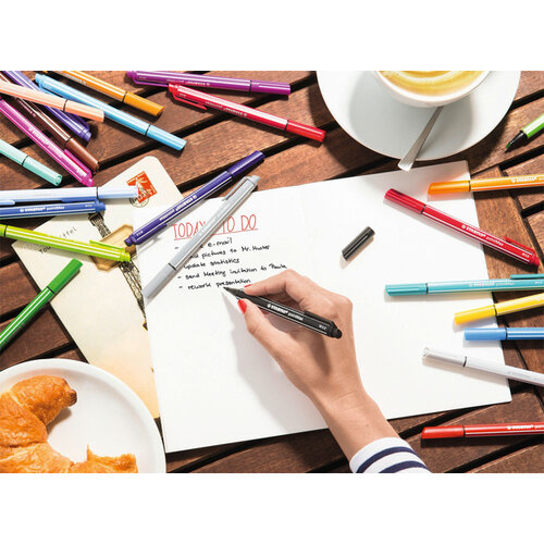 Stabilo Viltstift STABILO pointMax 488/8 medium assorti pastel etui à 8 stuks
