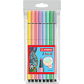 Stabilo Feutre STABILO Pen 68 Medium pastel 8 pièces assorti