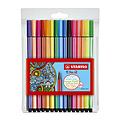 Stabilo Viltstift STABILO Pen 68/15 medium assorti etui à 10+5 neon kleuren